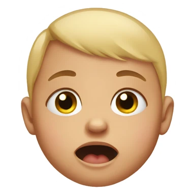 Crying baby  sticker