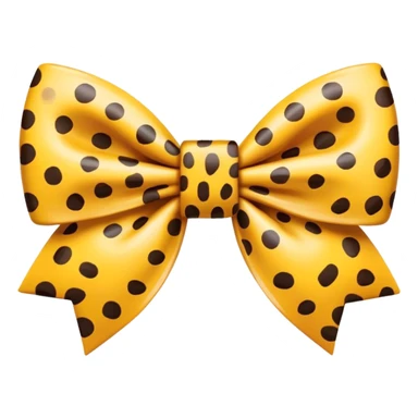 bow with cheetah print sticker