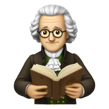 Goethe reading book sticker
