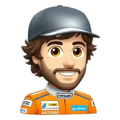 Fernando Alonso, número 33, aston martin formula 1 sticker