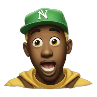 tyler the creator cringing sticker