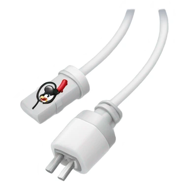 Eletric cable mickie mouse connector sticker