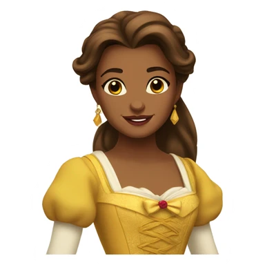beauty and the beast belle sticker