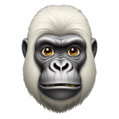 gorilla albino sticker