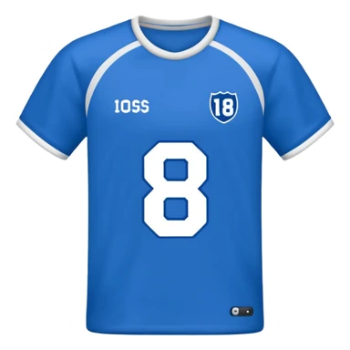 Football T-shirt saying Danyaal on the back with number 18 sticker