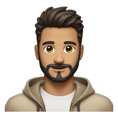 brunette-guy-with-taper-fade,-tiktok-face-straight-in-front-and-top-of-hair-and-dark-beard-and-brown-eyes-and-big-nose- sticker