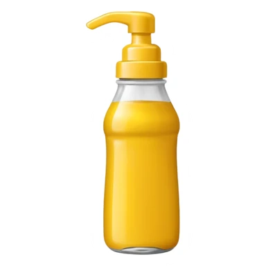Mustard bottle sticker