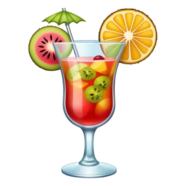 beach coctail drink sticker