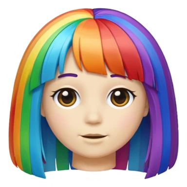 wig only without girls sticker