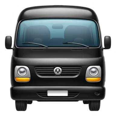 black minibus sticker