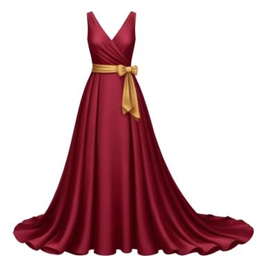Burgundy dress sticker