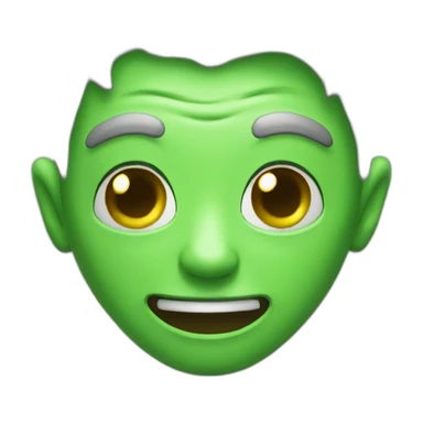 Friendly green plasma ghoul sticker