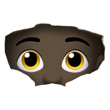 Hiding behind a tree  sticker