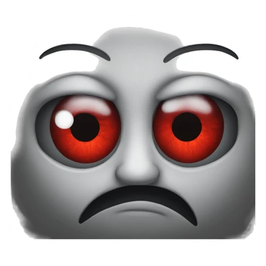 red eyes scary sticker