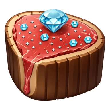 алмазный стейк, no background sticker