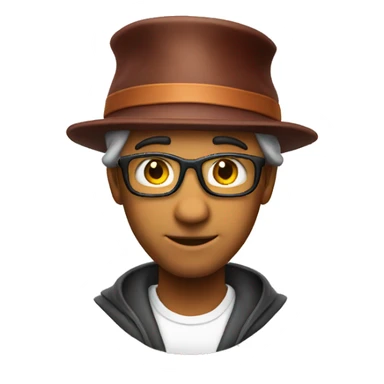 tutor in magic hat sticker