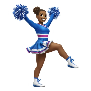 The best cheerleader in the world sticker