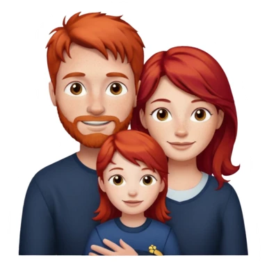 scottish family with son and daughter sticker