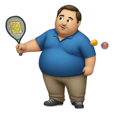 Fat drunk dart game player throwing darts sticker