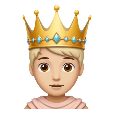 aggiungi una corona sulla testa sticker