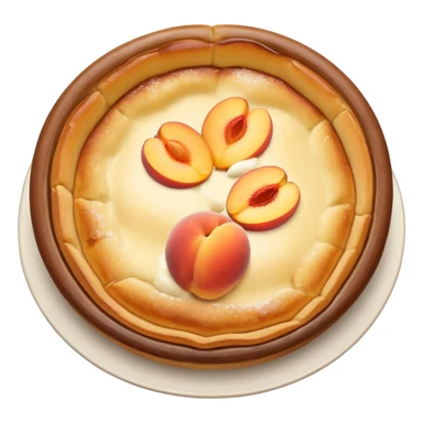 peach dutch baby sticker