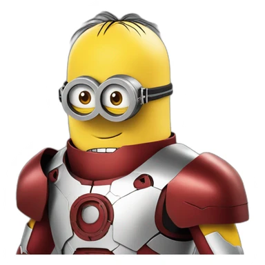 Minions un ironman suit sticker