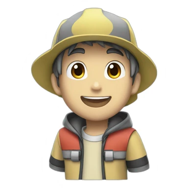 Pokeman ash character  sticker
