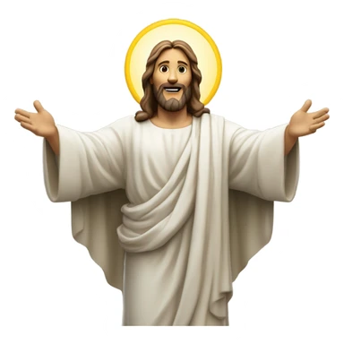 Touchdown Jesus sticker