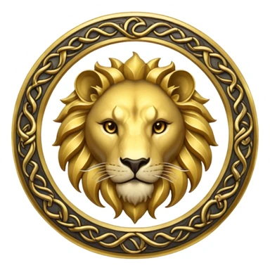 Elder Scrolls Online Lion Ouroboro sticker