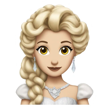 Glinda from The Wicked as Ariana Grande sticker