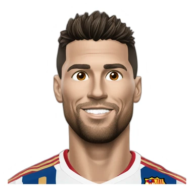 Ronaldo qui ecrase messi sticker