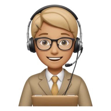 An office worker undertaking the work or tasks to respond to the customer sales request sticker