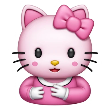emoji hello kitty sticker