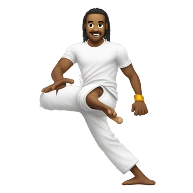 capoeira breakdance sticker