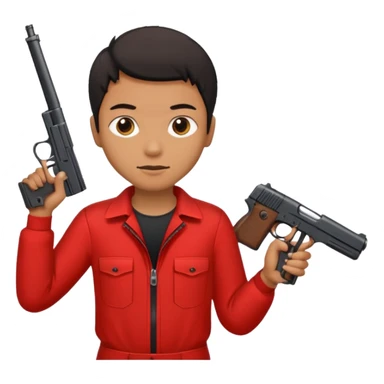 Tokyo in the la casa de papel TV show sticker