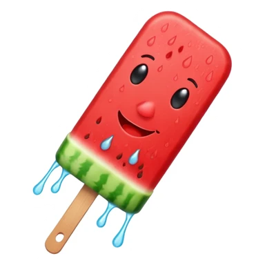 watermelon popsicle sticker