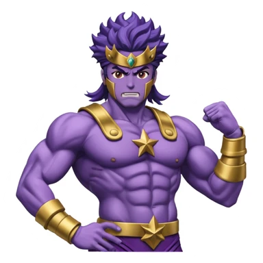 J’aimerais que tu me crées un emoji sur star Platinum dans jojo bizarre Adventure sticker
