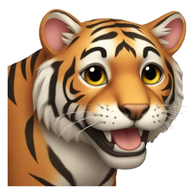 chatgpt with cute tiger sticker