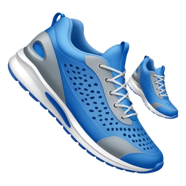 tiburon con zapatos azules sticker