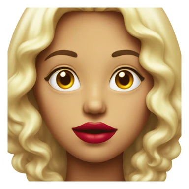 Lipstick Face covered in milk liquid sticker