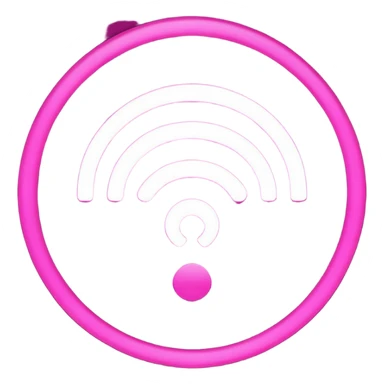 pink wifi sticker