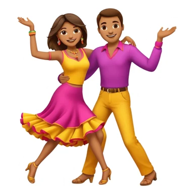 salsa dance sticker