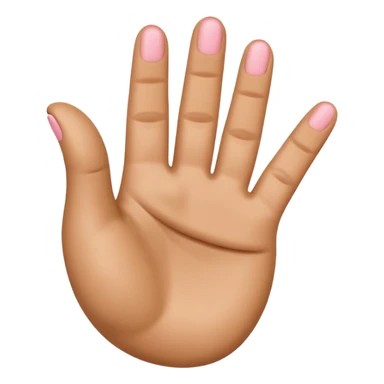 A 3D emoji in iOS emoji aesthetic style of a hand making the “shaka” gesture, with thumb and pinky extended outward and other fingers folded in, cheerful expression, clean white background, glossy Apple-style design
 sticker