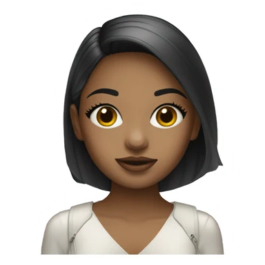 A girl wearing dior bag sticker