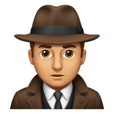 A Mafia character take off the hat sticker