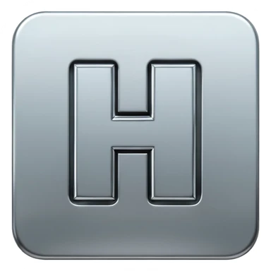 Add a H letter in center sticker