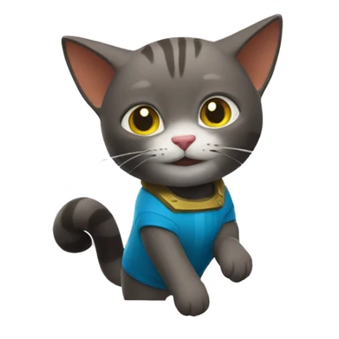 Un chat qui joue a fortnite  sticker
