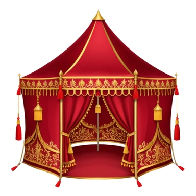 royal tent for prince 16th century sticker