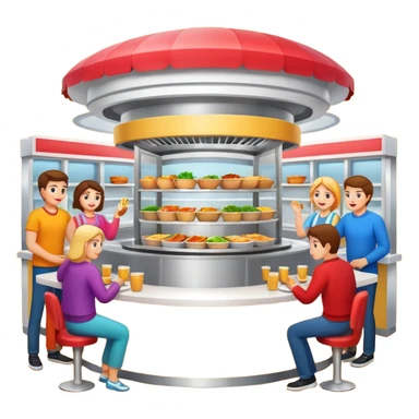 Self-service restaurants sticker