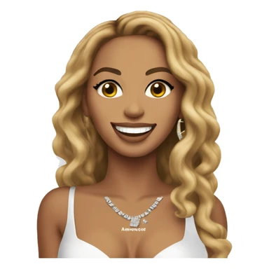 Beyoncé with text that says “thank you” sticker